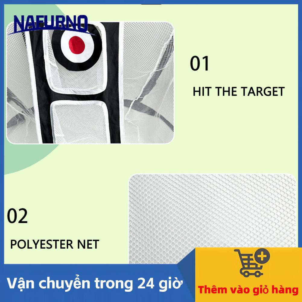 Nafurno Lưới tập câu lạc bộ Lưới sứt mẻ nhỏ gọn chống mòn có túi đựng sân sau