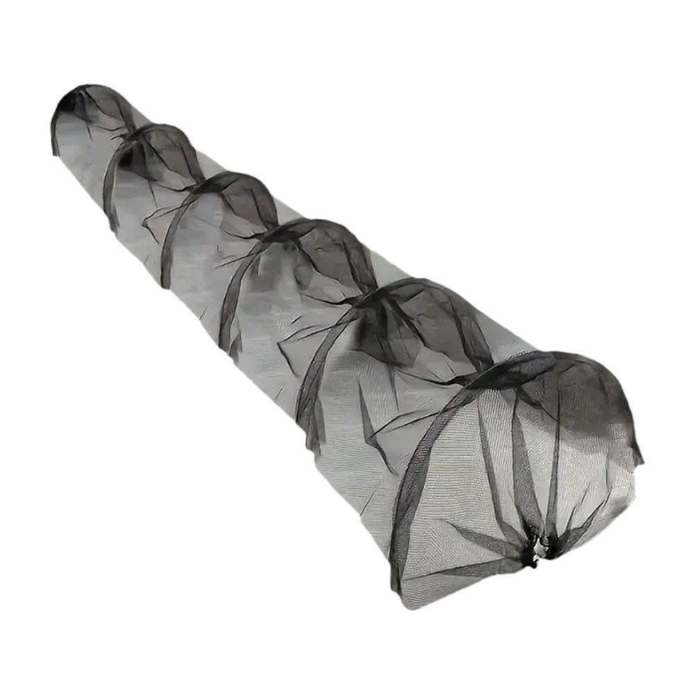 【Homestylish】 lưới đen trồng đường hầm cho rau với thanh hỗ trợ kim loại cửa hàng phong cách 300x45x45cm mới