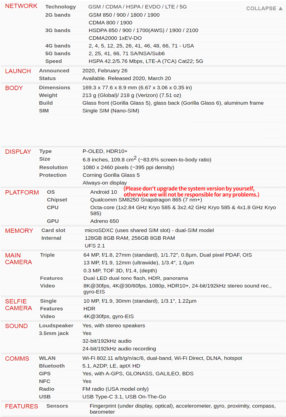 [mvcxb] Original entsperrt lg v60 5g thinq moilble telefon v600tm v600vm v600am 6,8 android samrt phone 8gb ram 128gb/256gb rom handy · v22