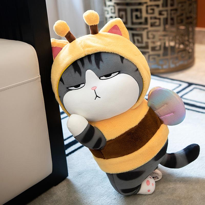 Gấu bông mèo hoàng thượng cosplay Ong vàng-Thú nhồi bông Toy -Heo Beo Bear