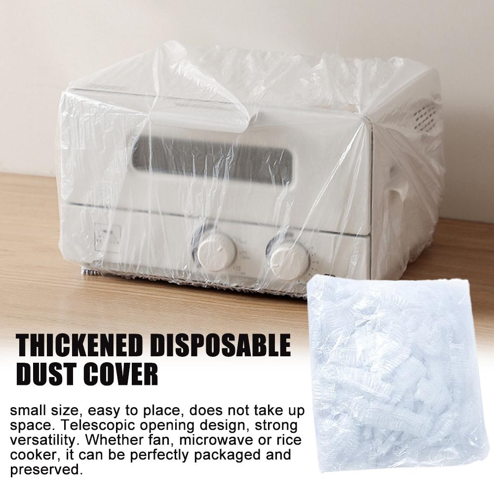 All-Purpose Covers Kitchen Home Furniture Plastic Cover Thicken Dust-proof Oven Disposable Electric Electric Fan Cooker X2N4