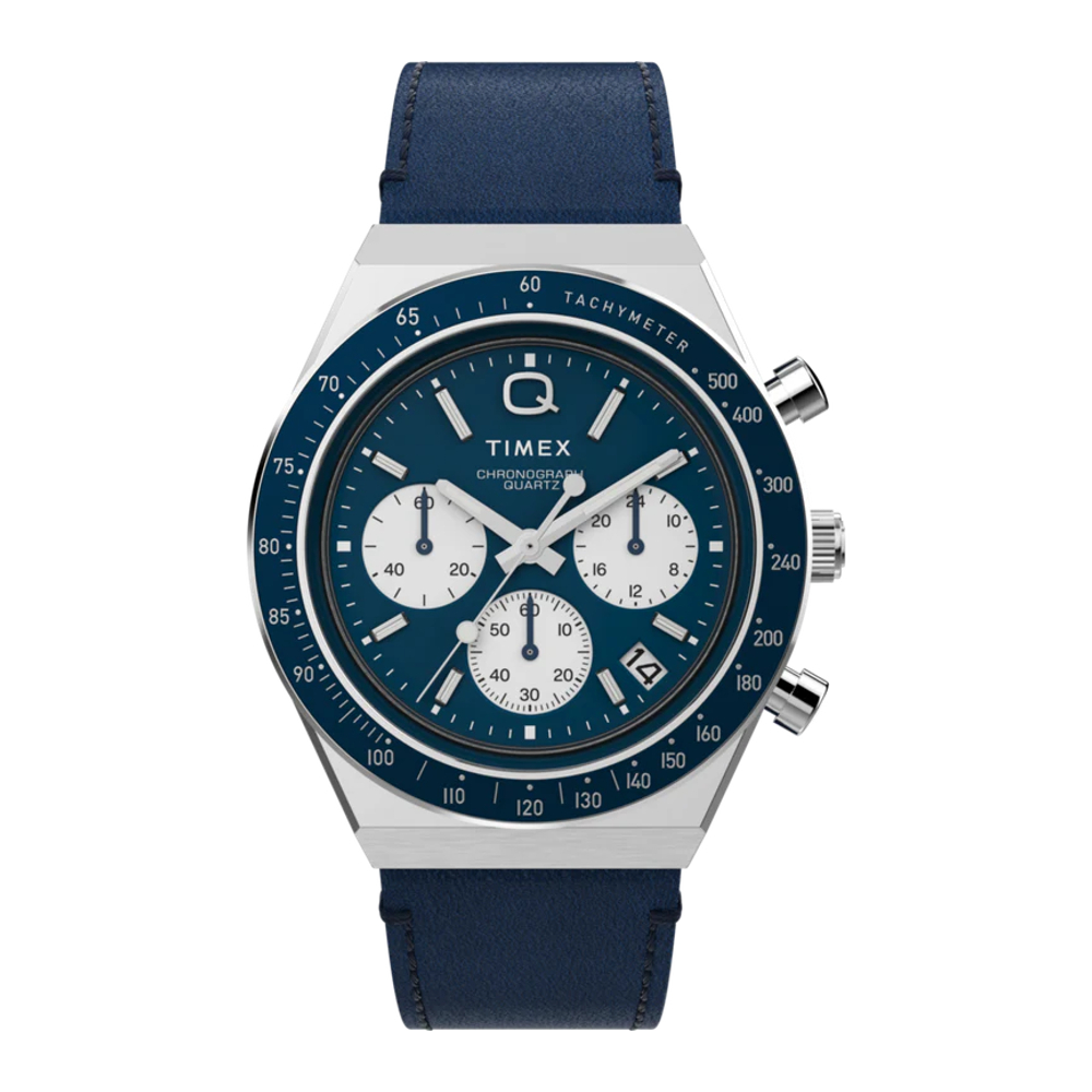 Timex TW2W51700 Chronograph 40mm Leather Strap Watch นาฬิกา นาฬิกาข้อมือ นาฬิกาข้อมือผู้ชาย ราคา 9,067 บาท*ส่งฟรี
