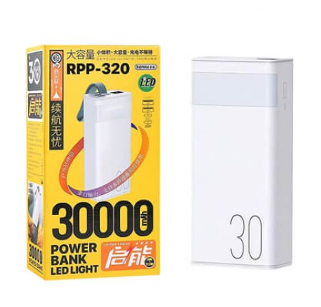Pin dự phòng 30.000mah remax rpp-320 CHÍNH HÃNG