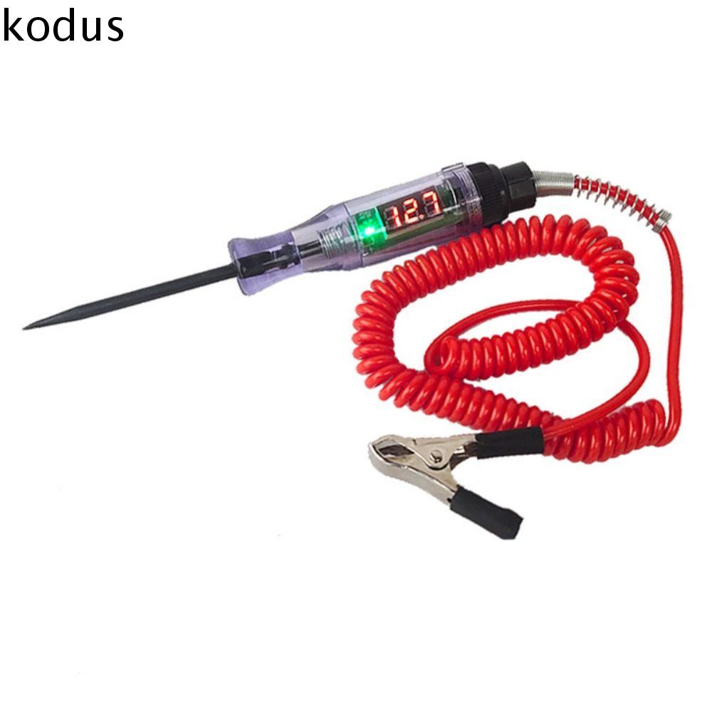 KODUS Chất Lượng cao Tự động Chẩn Đoán Hiển Thị kỹ thuật số Ô Tô Công Cụ Chẩn Đoán DC Xe Máy Quét Ánh sáng Bóng Đèn Mạch điện áp Tester Ô tô Cực Pen Dài Probe Bút Thử Nghiệm thăm dò Bút