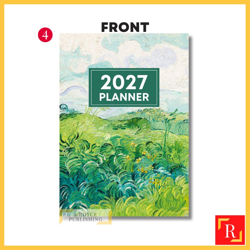 [2 in 1] 2027 Vincent van Gogh Monthly Planner + Weekly Planner/Notebook - (A5 | 120 pages)|ROYCE PUBLISHING
