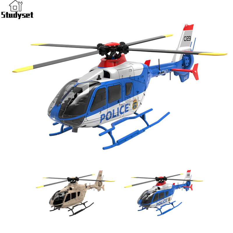 Studyset C123 Remote Control Helicopter 6CH 2.4G RC Helicopter Toys 6-Axis Gyroscope Flybarless Airplane Model Gifts For Girls Boys ราคา 10,314 บาท*ส่งฟรี