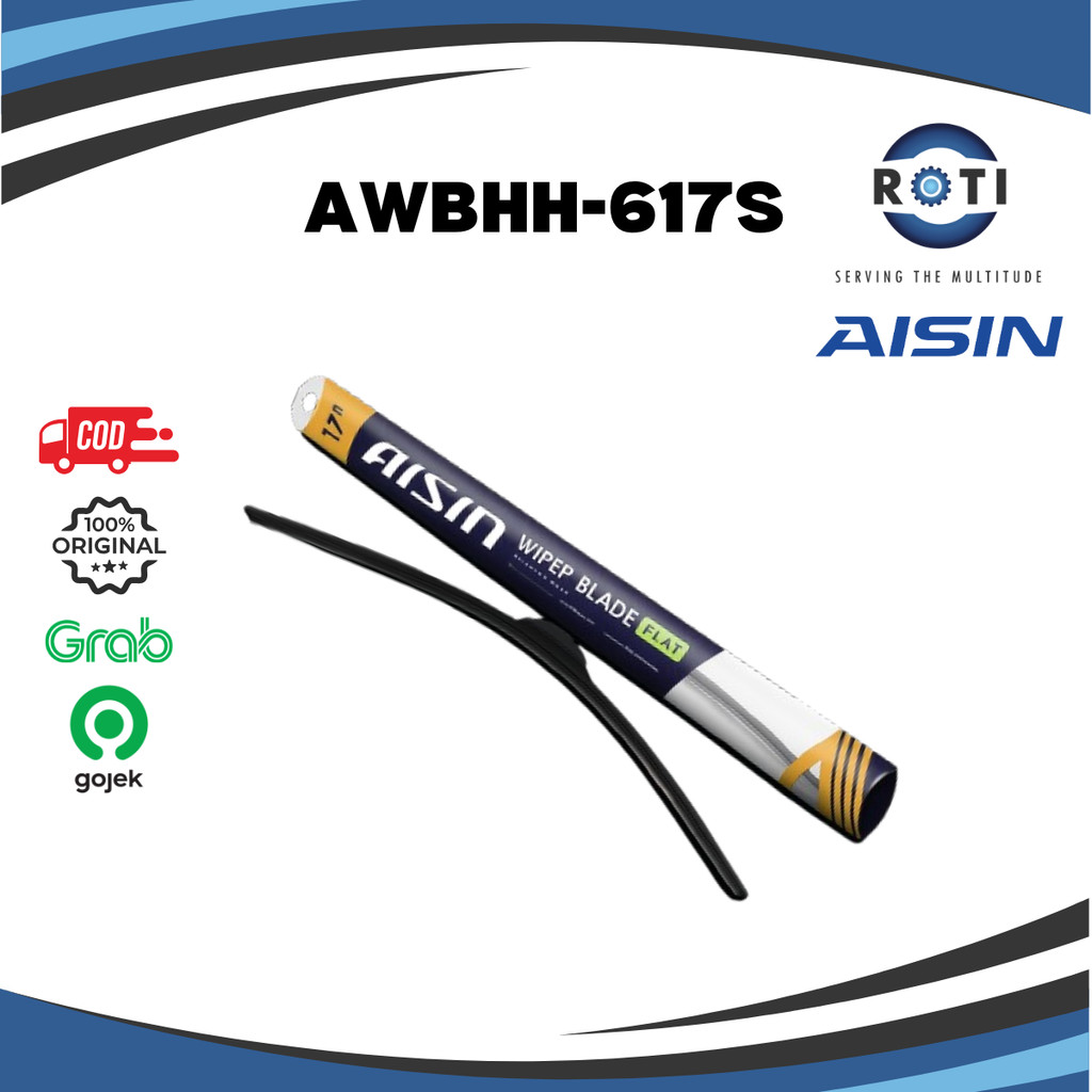 WIPER BLADE AISIN HYBRID U-HOOK 17 INCH AWBHH-6171 Giá 95,290 Đồng*Miễn phí vận chuyển