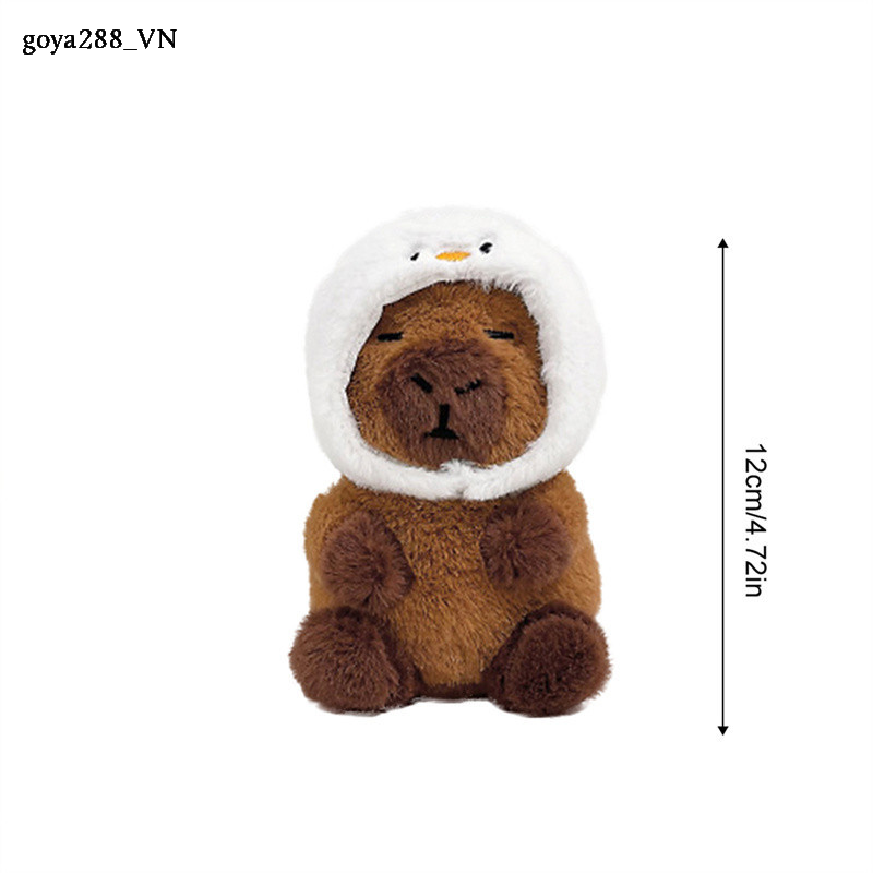 goya288 Gấu Bông Chuột Lang Capybara chảy mũi siu đáng yêu, Chuột Lang nước đeo balo rùa lông siu mượt