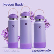 Keepe Vacuum Insulated Tumbler with Straw - Hot & Cold