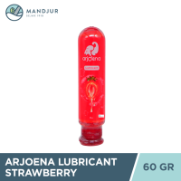 Arjoena Strawberry Lube 60 Gr - Pelumas Pria Wanita Water Based