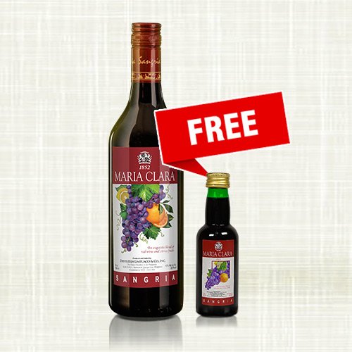 Maria Clara Sangria with Free Miniature Presyo 860 Piso*Libreng Shipping