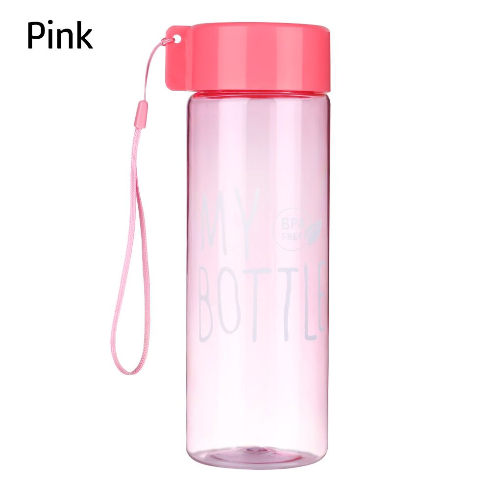 ANGRU4598 500ML Mùa hè Nhựa Công Suất lớn Uống Cup Thể thao Dưới Nước Chai Trong suốt Cà Phê Cốc Nước Trái Cây - 3