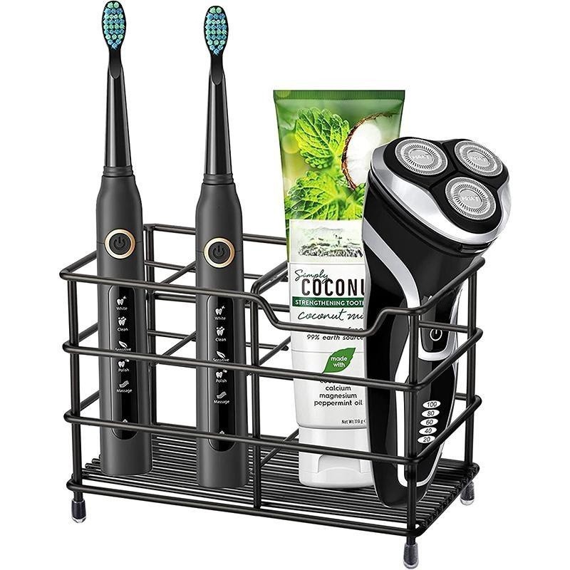Bathroom Makeup Brush Accessories Storage Rack Toothbrush Case Stainless