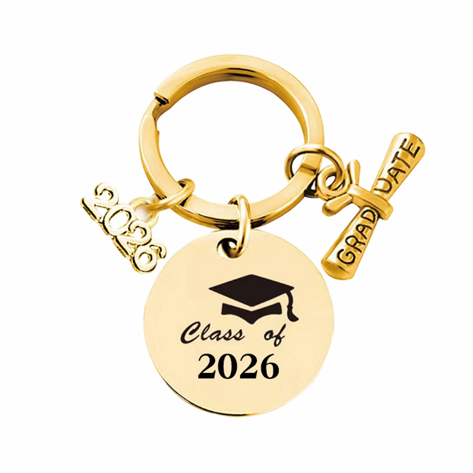College Graduation Keepsake Class of 2026 Keychain Class of 2026 Graduation Keychain for High School College Graduates Meaningful Gift for Him Her Graduation Decoration Souvenir Perfect Graduation - 5