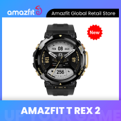 Amazfit T-Rex 2 GPS Smartwatch with 150+ Sports Modes