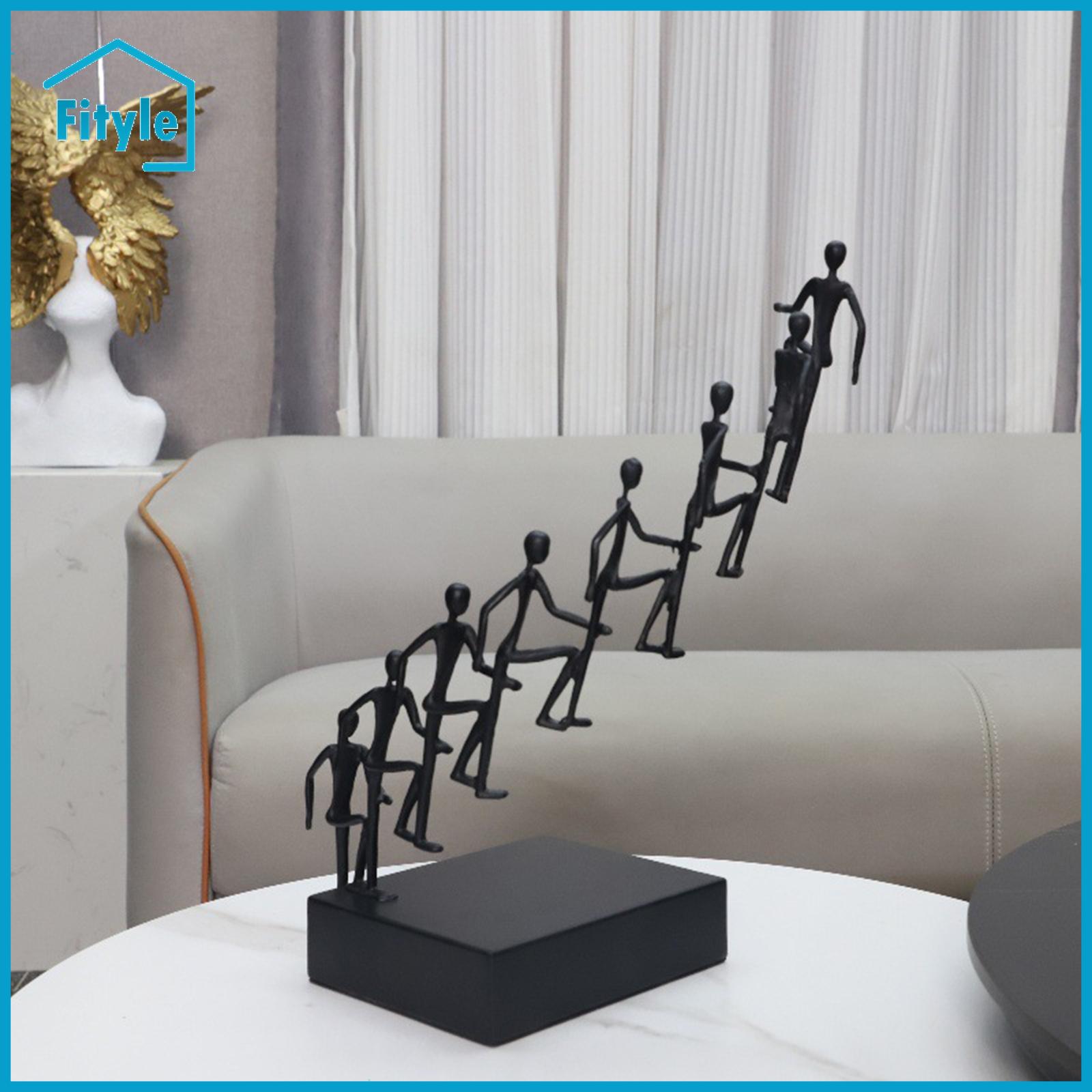 Metal Abstract Sculpture Art Statue Decorative Collection Figurine for Furnishings Bedroom Cabinet Anniversary Decoration ราคา 2,876 บาท*ส่งฟรี