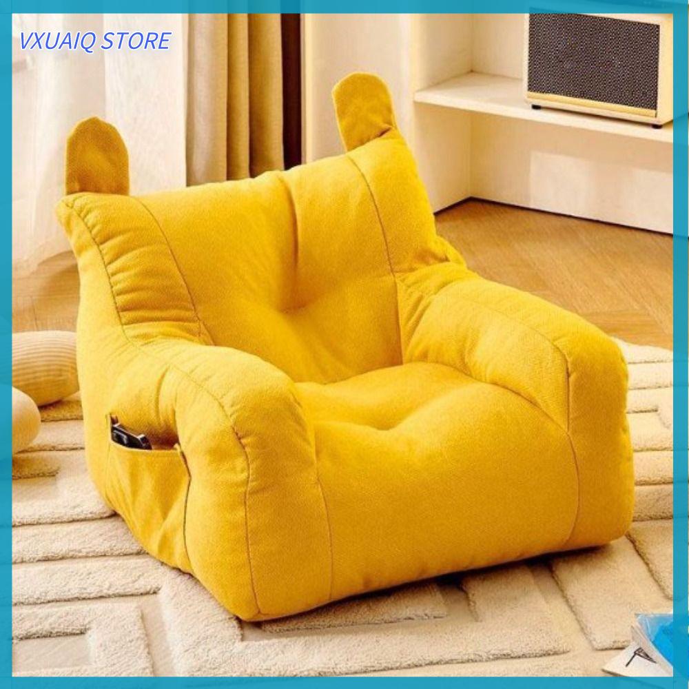 VXUAIQ STORE Thoải mái Ghế Sofa Nhỏ với túi lưu trữ Tiện dụng Ghế Sofa Lười Phòng Khách Dễ thương cho trẻ em Mềm mại Ghế sofa cotton có thể giặt được Dành cho bé trai và bé gái