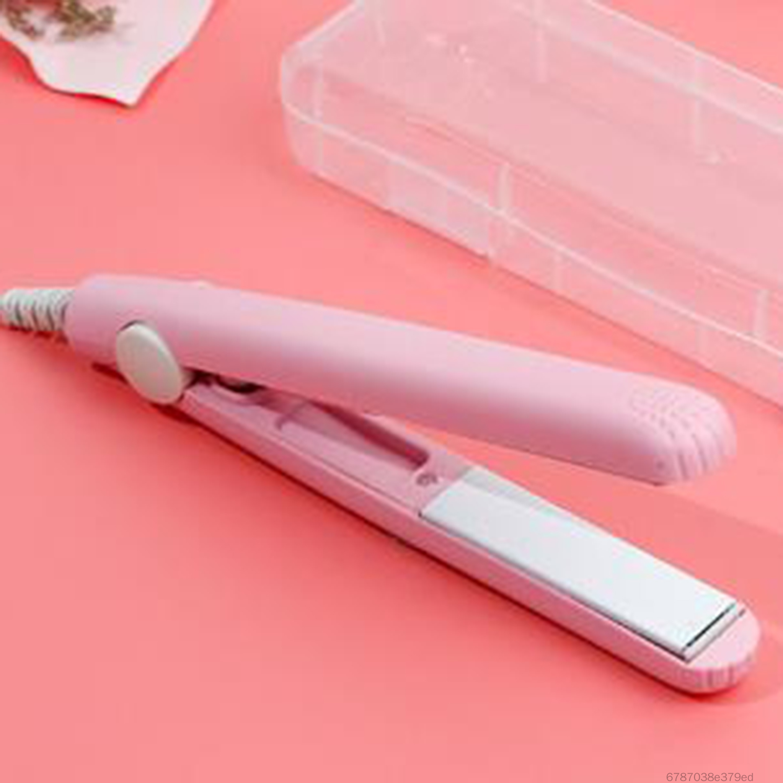 2 in 1 Electric Hair Straightener Hair Curler Dual-Use Ceramic Flat Hair Straightener for Hair Styling Beauty Tool GFD-VN