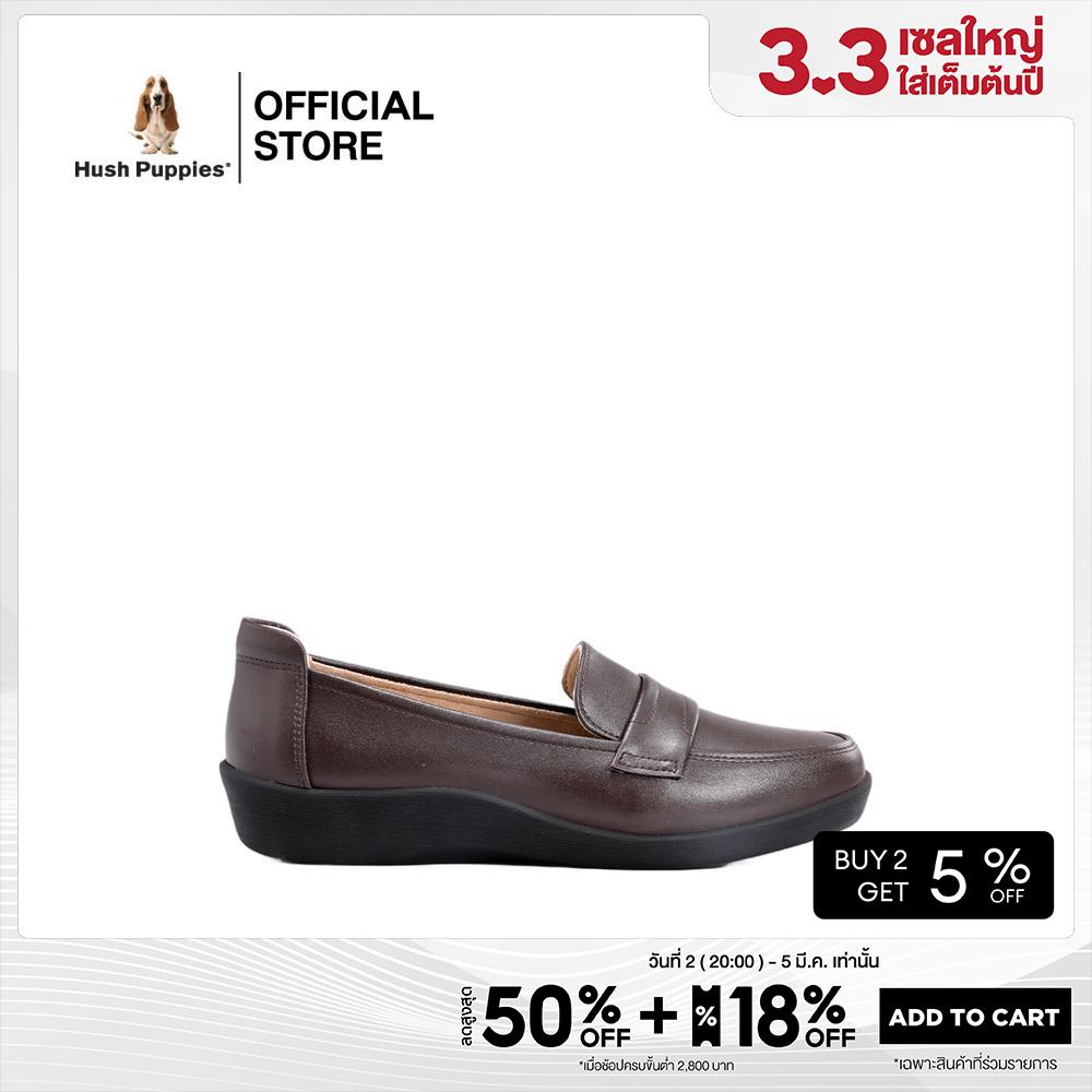 Hush Puppies Women's Shoes  HP 8WCFPP305F - BROWN (Casual Shoes Slip-ons) - ยี่ห้อ Hush Puppies ราคา 1,107 บาท*ส่งฟรี