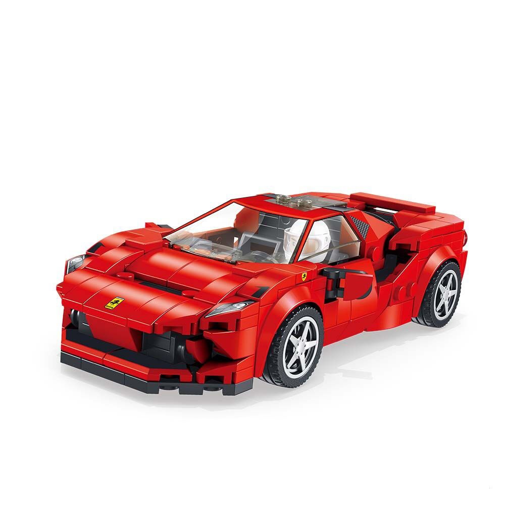 Bộ đồ chơi lắp ráp lego xe đua Racing Car Ferrari Panlos 666001