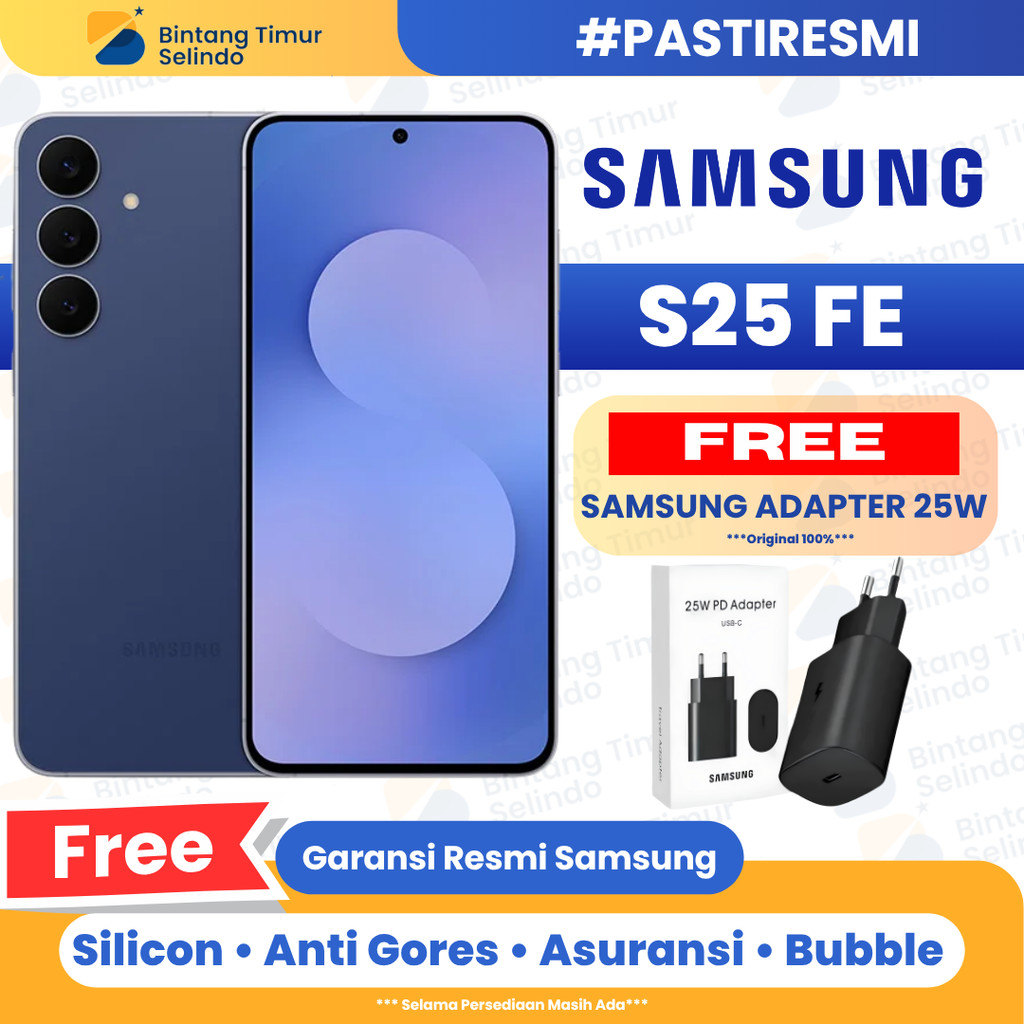 Samsung Galaxy S25 Fe 5g 8/256Gb - Official 1 Year Warranty Giá 9,075,000 Đồng*Miễn phí vận chuyển