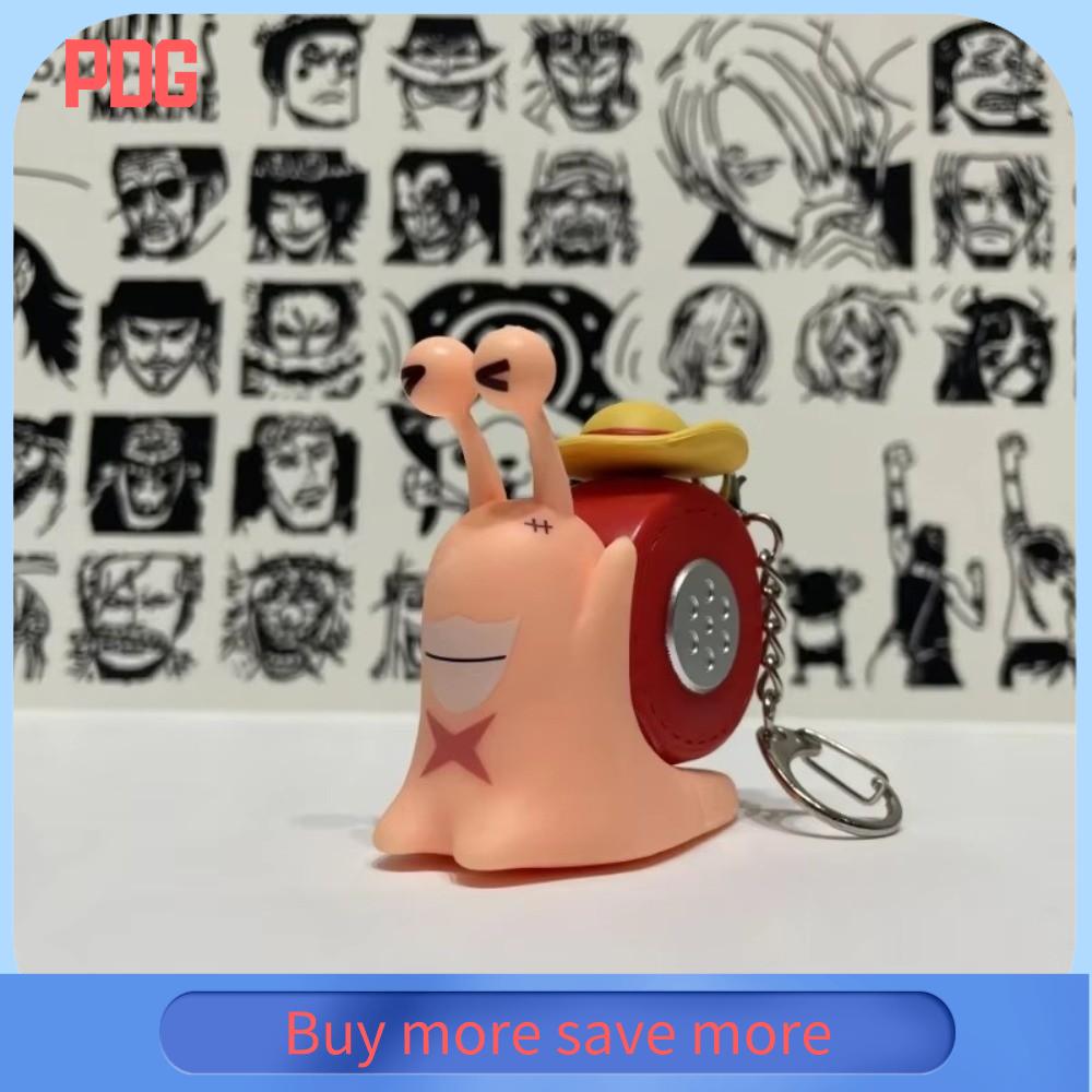 PDG Đồ chơi ghi âm Máy ghi âm One Piece Giảm căng thẳng Tính năng phát lại Móc khóa nút thoại  Móc khóa trang trí