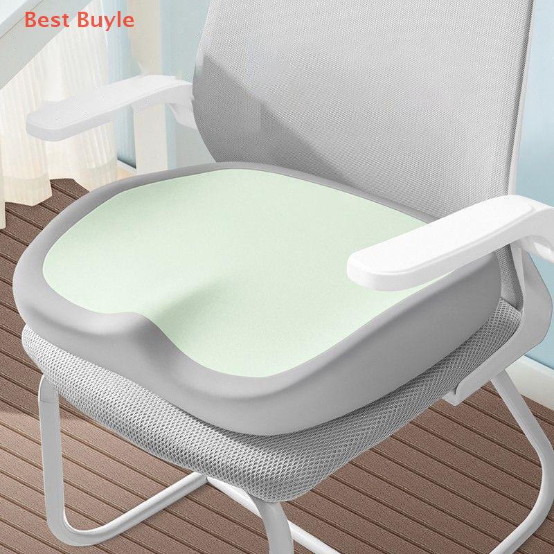 💖Best Buyle 1 cái Bộ nhớ bọt ghế đệm cho xe ghế văn phòng hỗ trợ với Non-Slip cơ sở Ergonomic hip thoải mái ghế Pad cho dài ngồi