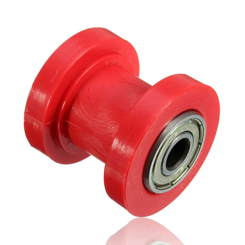 🛵 SUW 1PCS 8mm 10mm Chuỗi con lăn trượt tensioner bánh xe hướng dẫn Pit Dirt mini xe đạp Moto