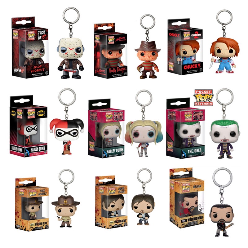 Funko POP Móc Khóa Mô Hình Nhân Vật Jason Voorhees Krueger Thế Hệ Thứ Sáu 13