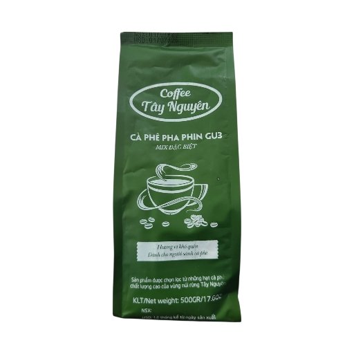 Cafe rang xay pha phin Daklak GU3 500gr - Trang Anh Natural Food