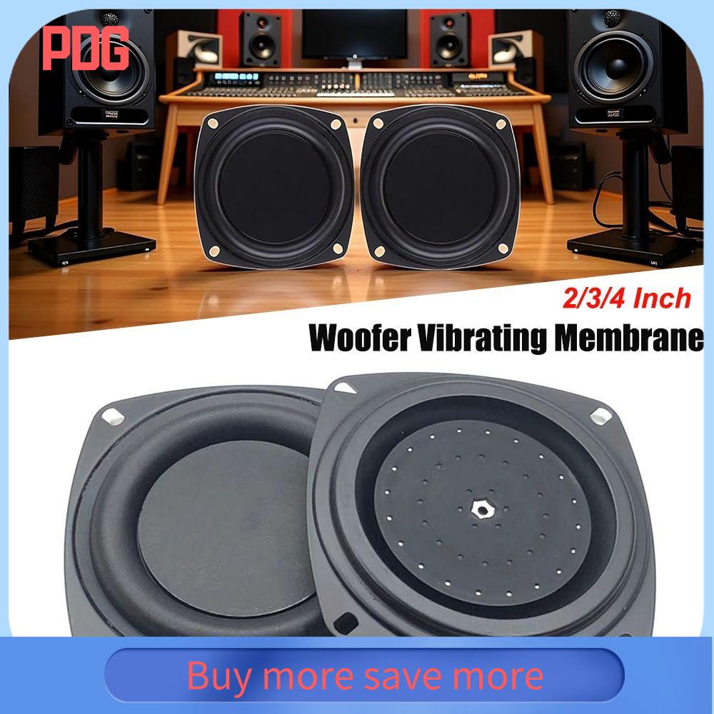PDG Phổ quát Loa trầm tản nhiệt 2/3/4 inch Đen Loa thụ động bass Tự làm Loa tần số thấp