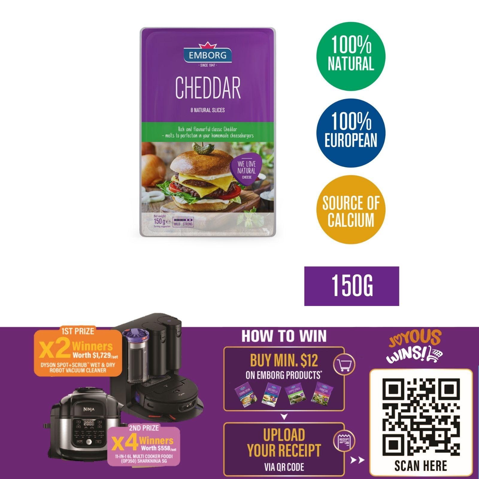 Emborg Cheddar Natural Sliced Cheese - Lazada | Lazada Singapore