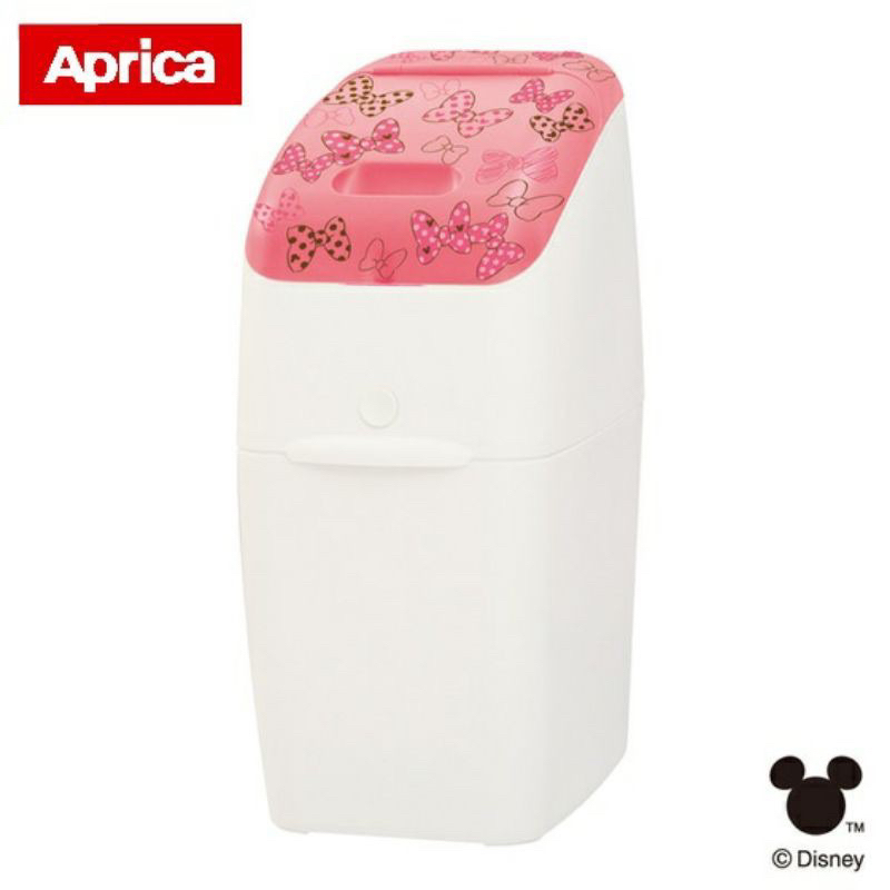 Aprica ถังขยะเก็บกลิ่น ลายลิขสิทธิ์ Disney Minnie Mouse ราคา 1,190 บาท*ส่งฟรี
