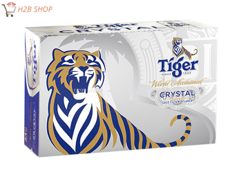Thùng 20 lon bia TIGER BẠC 330ml/lon New
