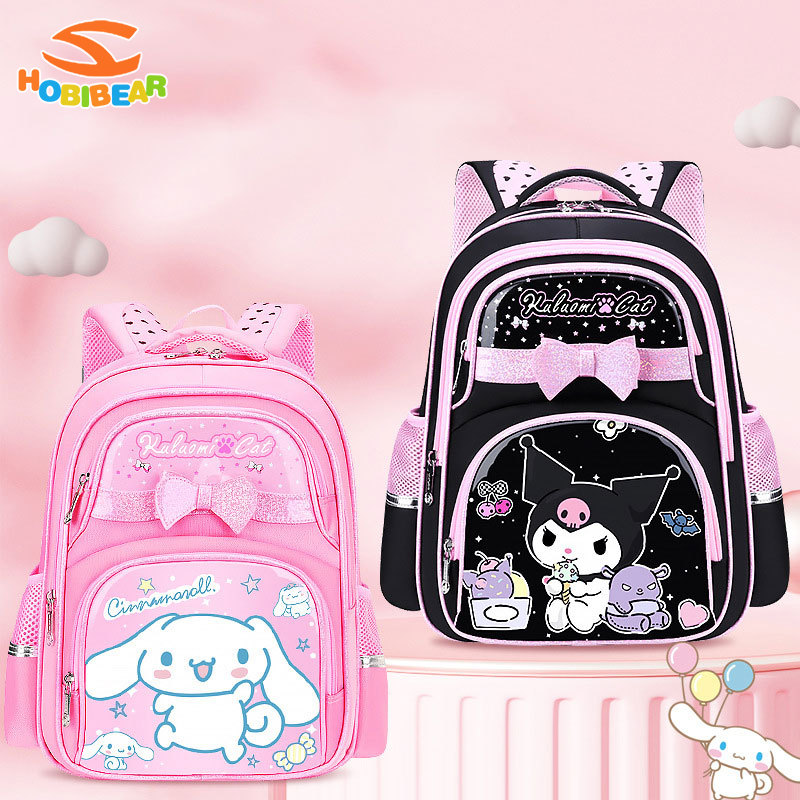 HOBIBEAR Ba lô học sinh cấp 1 cặp đi học cho bé gái túi đi học trẻ em phim hoạt hình dễ thương mới túi đi học tiểu học cho lớp 1-3-6 không thấm nước sức chứa lớn Ba Lô Nữ