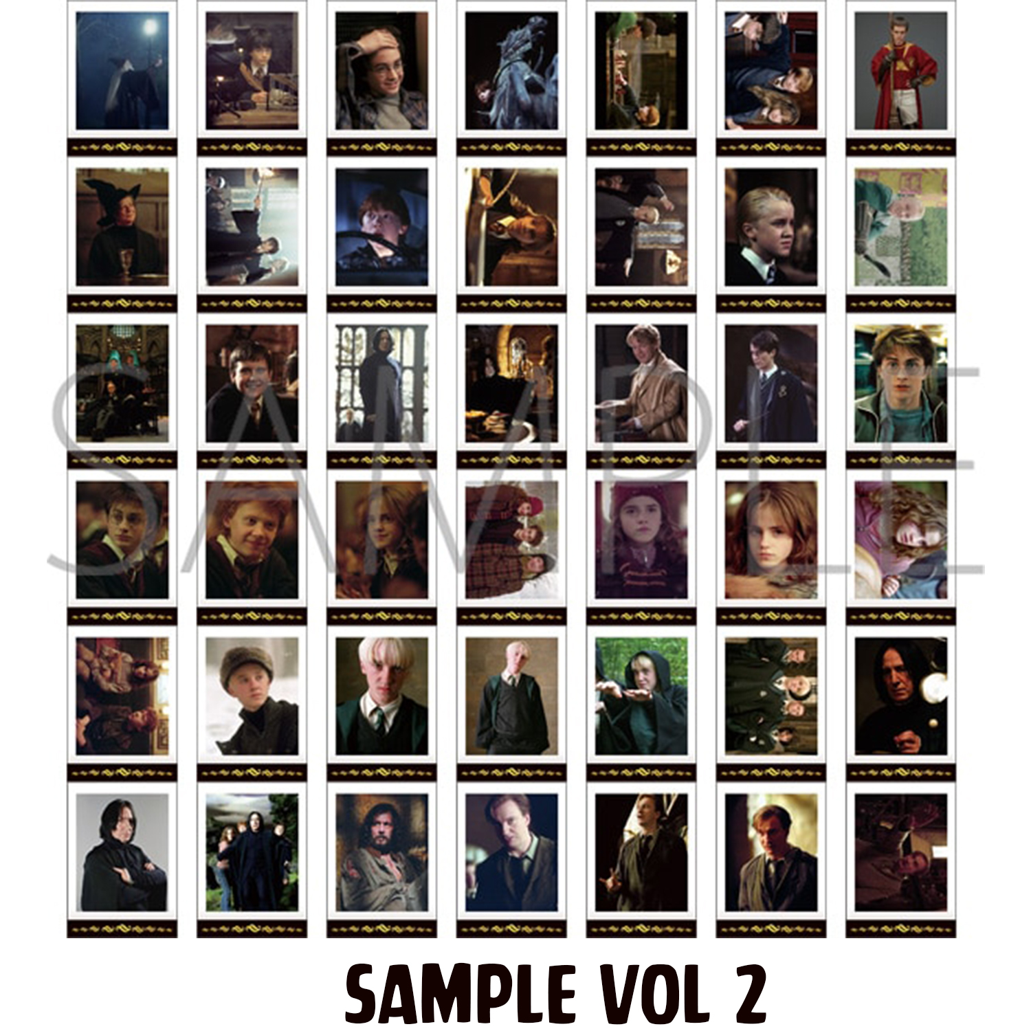 [Có sẵn] Pack thẻ nhân phẩm Harry Potter pola chính hãng - card Harry Potter Polaroid Animesky