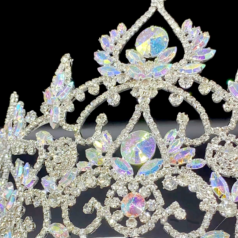 [wyna] Hair Jewelry Accessories For Party Prom Shows Headwear Pageant Crown Tiaras ราคา  3,879 บาท*ส่งฟรี