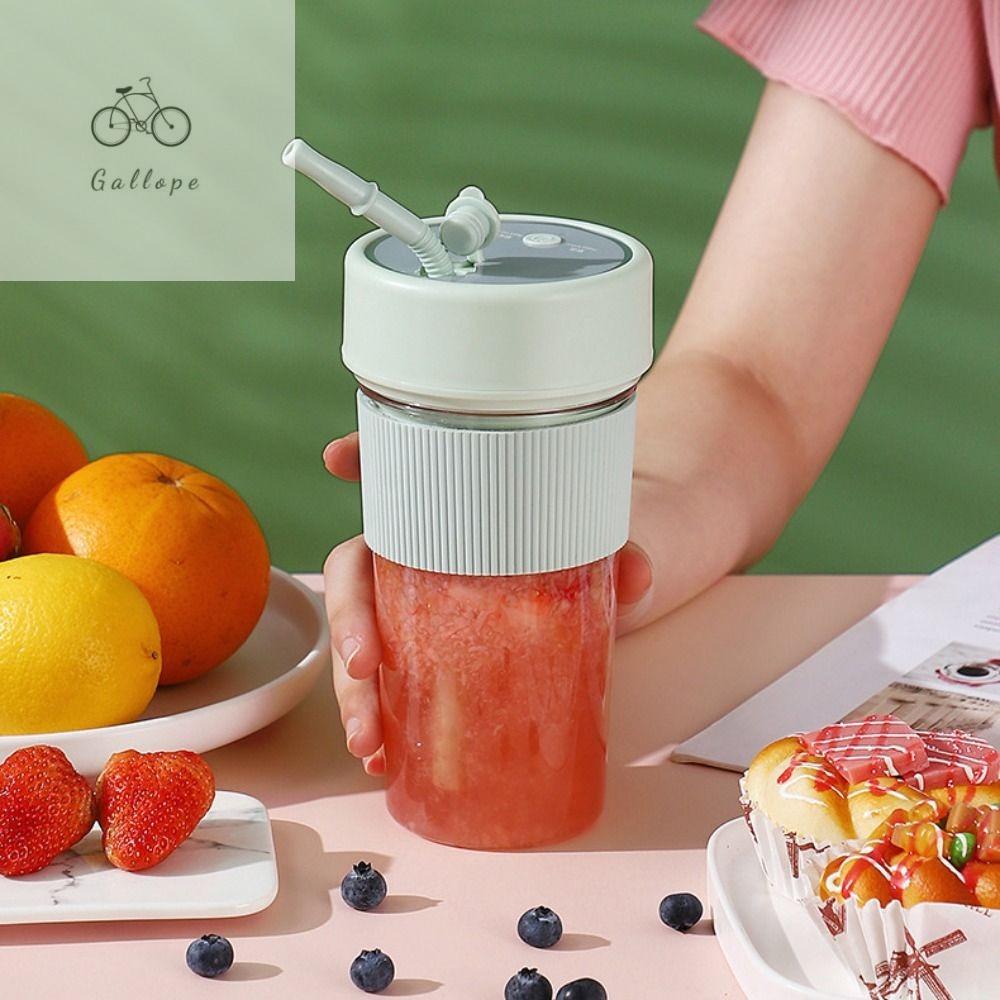 GALLOPE 350 ML Cốc ép trái cây điện Thiết bị cầm tay Không dây Cốc ép trái cây Dụng Cụ Nhà Bếp Mini Cốc xay sinh tố Văn phòng