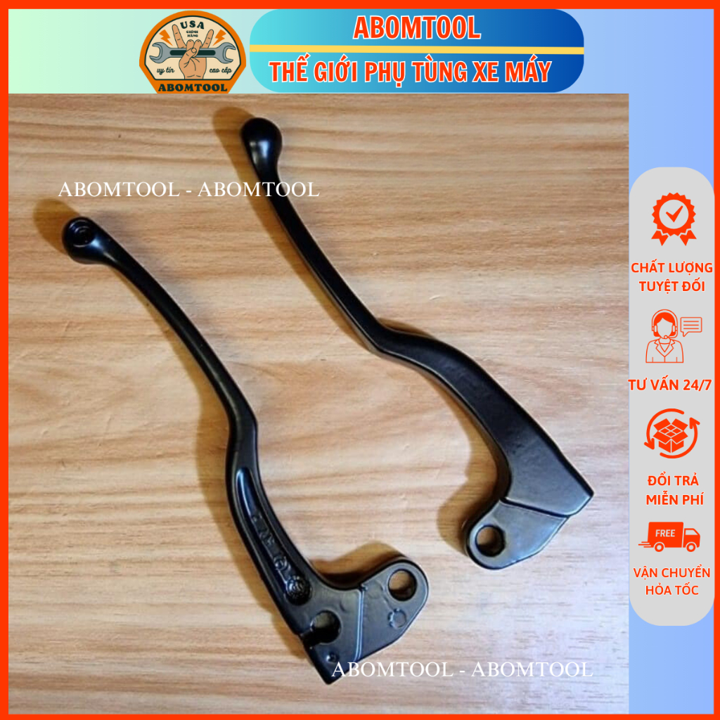 Tay thắng Exciter135/150, tay phanh tay côn Exciter chính hãng ABOMTOOL