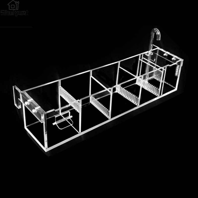 Studyset Aquarium Hang On Filter, Aquarium Filter Box, Small Fish Tank Multi-Layer Filter, External Hanging Water Purifier, Transparent Acrylic Filter Boxes, Aquarium Accessories ราคา 753 บาท*ส่งฟรี