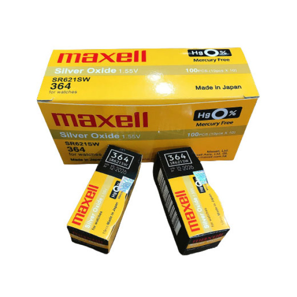 Nơi bán [HCM]Pin Maxell 364 SR621SW dành cho đồng hồ dùng pin 364 / SR621SW / LR621W / AG1 (Loại tốt - Giá 1 viên)