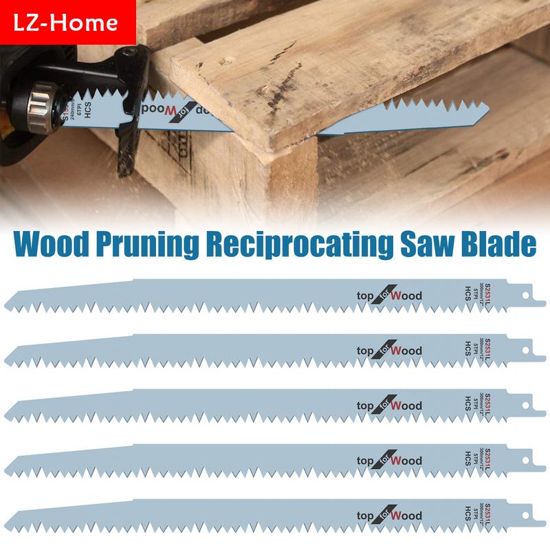 5 cái cưa kiếm Bộ cánh quạt 9.5/11.8 inch 5tpi thép carbon cao sắc nét gỗ nhựa cưa cắt lưỡi cưa kiếm lưỡi cưa kiếm lưỡi để cắt ống PVC