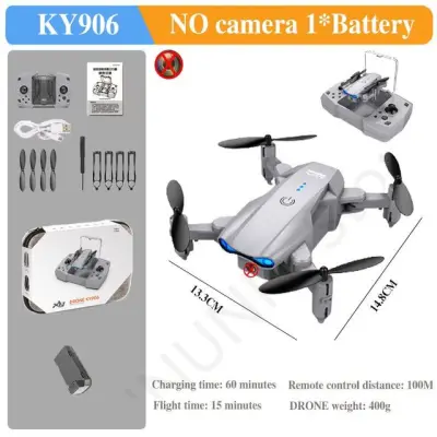 KY906 Mini Drone 4K Profesional HD Camera Wifi FPV Foldable Quadcopter Dron One-Key Return 360 Rolling RC helicopter Kid's Toys