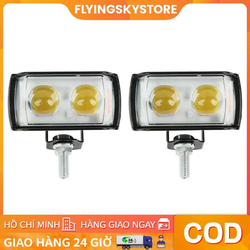 Đèn Trợ Sáng,Bóng Led Trợ Sáng 4 Chế Độ,Đèn Led Trợ Sáng Xe Máy,Xe Điện 4 Chế Độ