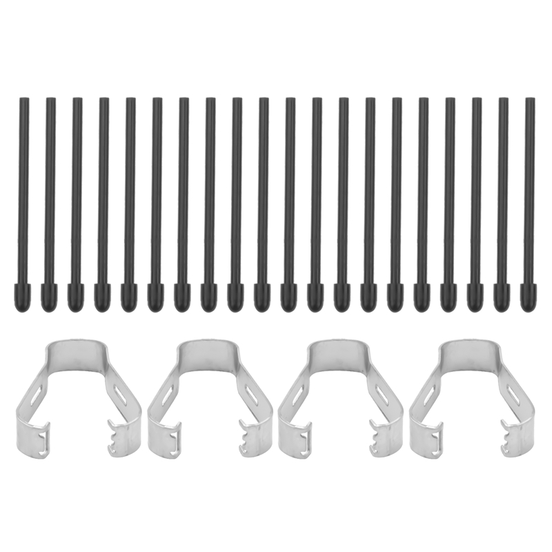 Aimee <br>(20 Pack) Marker Pen Tips/Nibs for 2 Stylus Pen Replacement Soft Nibs/Tips Black