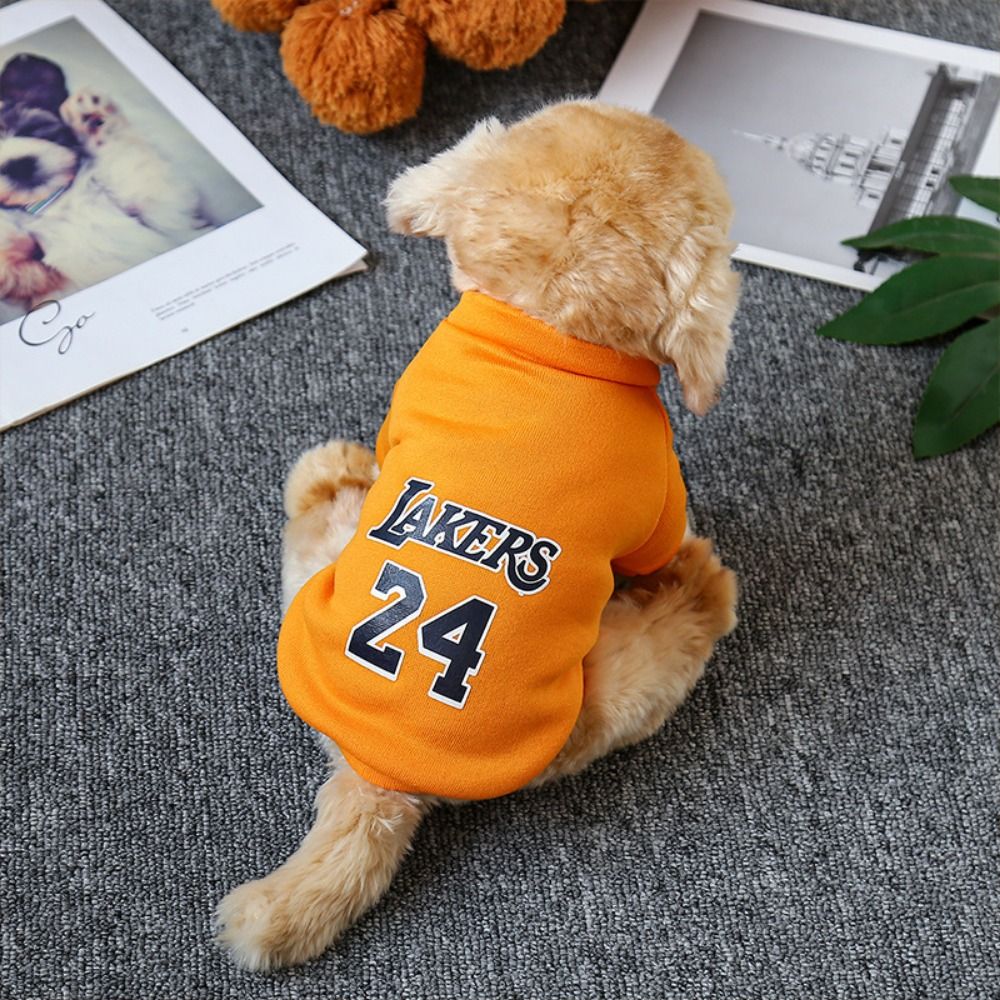 REGISTR Polyester Trang phục bóng rổ cho chó Ấm áp Mềm Áo chui đầu thể