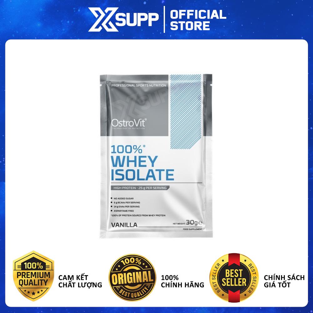 Gói Sample Dùng Thử Ostrovit Whey Protein Isolate -Tăng tốc phục hồi xây dựng cơ sau tập luyện - 30g