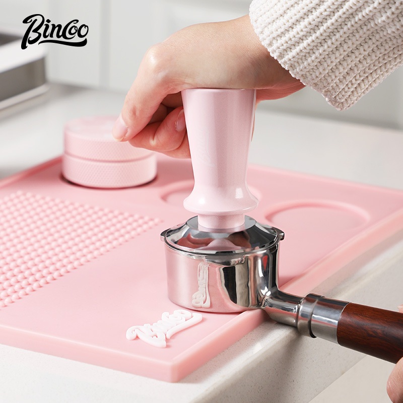 Bincoo cà phê tamping Pad Tamper Bar đa chức năng lưu trữ Pad bột cà phê Dispenser Set