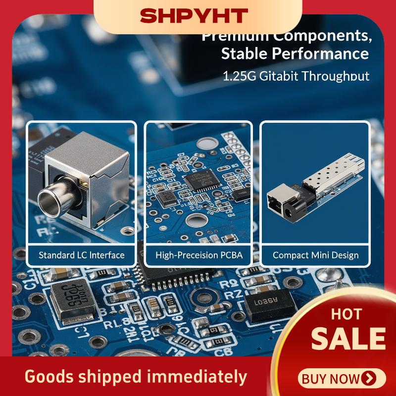 SHPYHT เมนบอร์ดตัวรับส่งสัญญาณกิกะบิต10/100/1000ม. DC 5-12โวลต์ความเร็วสูงโมดูลส่งสัญญาณที่เสถียรสำหรับการอัปเกรดเครือข่ายในบ้าน ราคา 121 บาท*ส่งฟรี