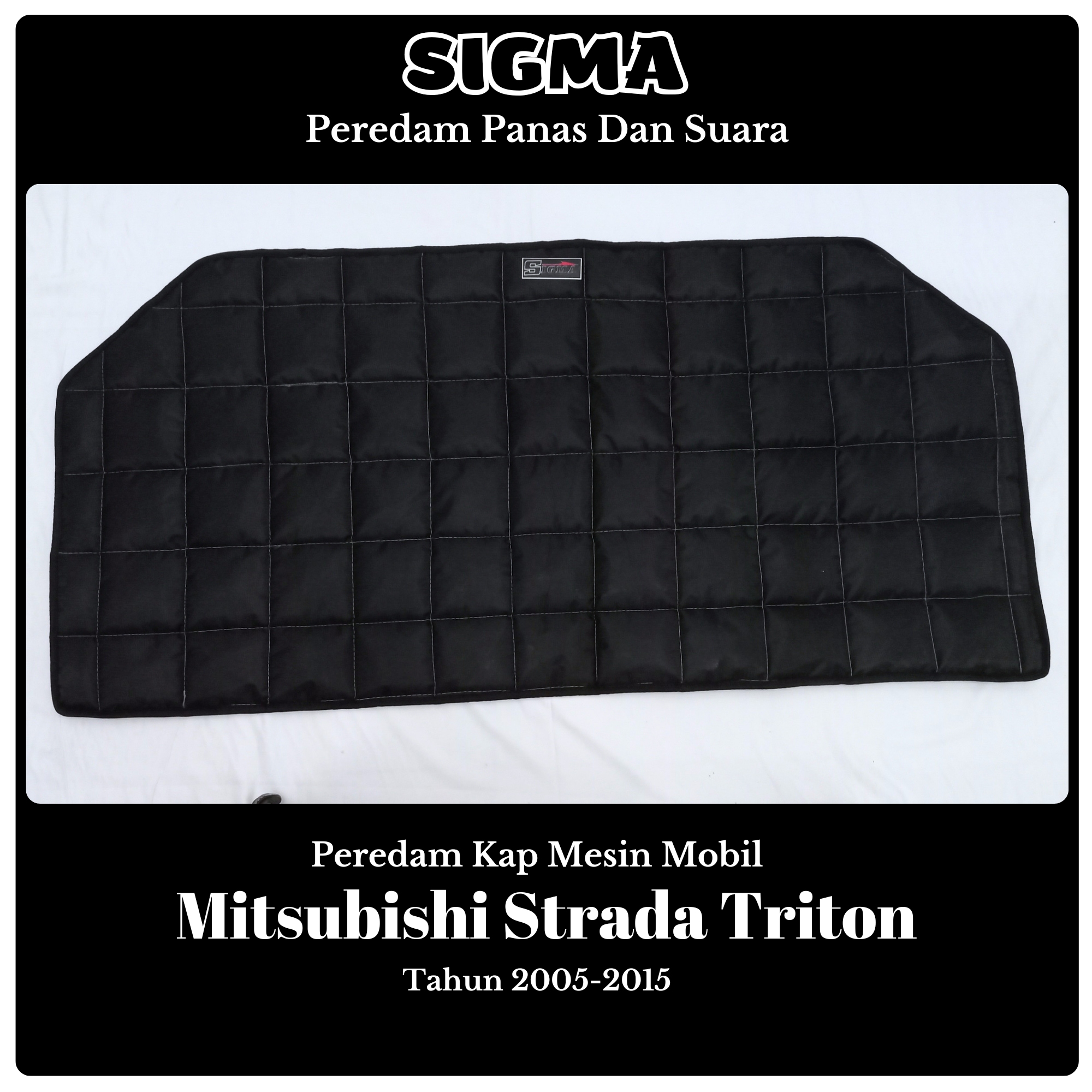 Peredam Panas Dan Suara Kap Mesin Mitsubishi Strada Triton 2005 2006 2007 2008 2009 2010 2011 2012 2013 2014 2015 Harga 500,000 rupiah*Gratis Ongkir